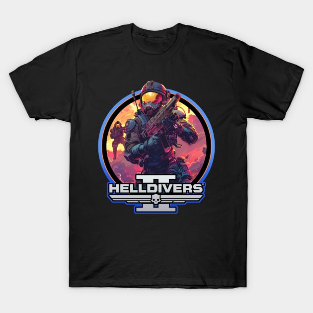 Helldivers T-Shirt by Trazzo